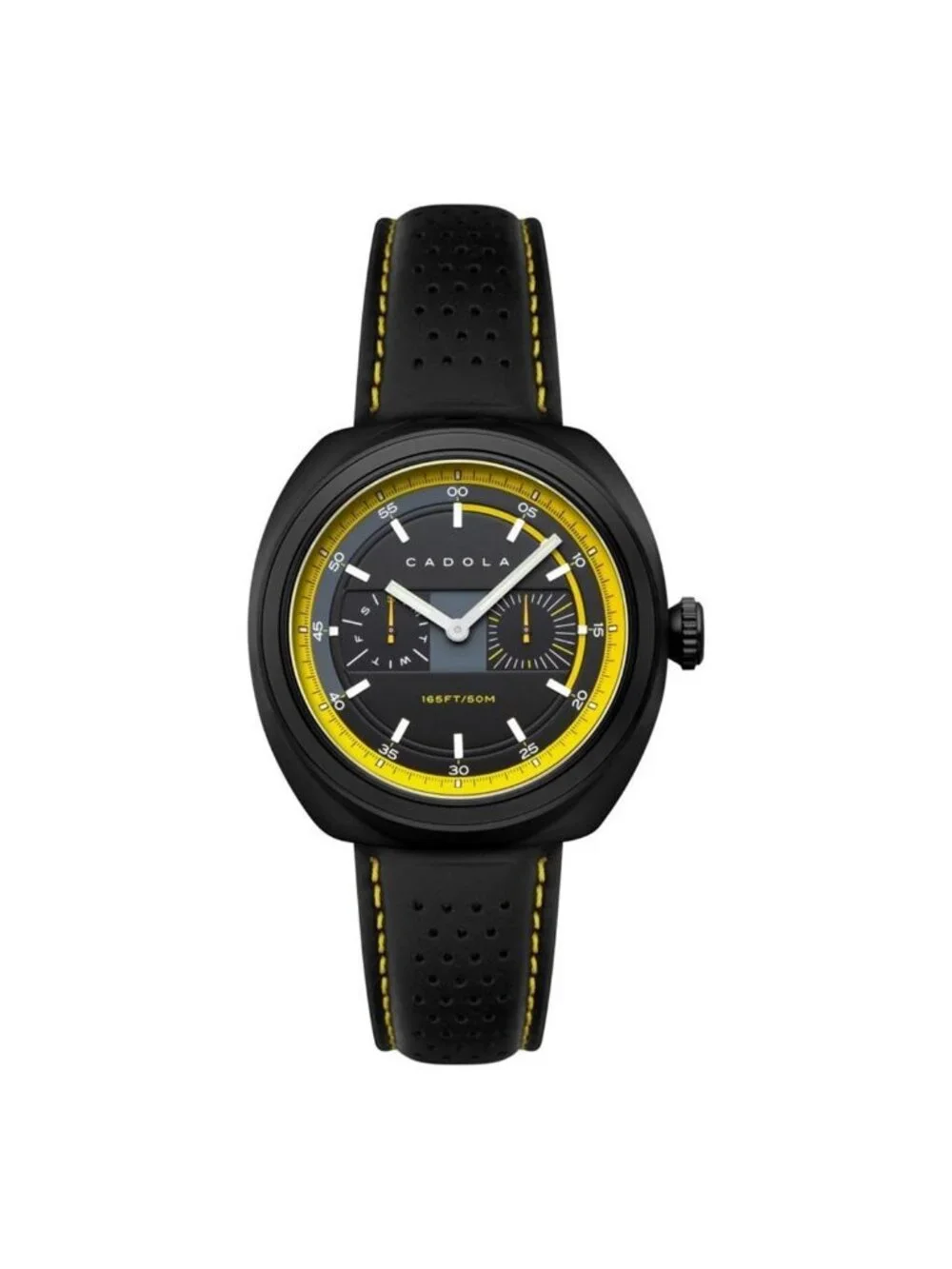 NWT Cadola Giulia GMT Quartz Black Dial Men's Watch